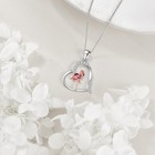 Flamingo Necklace 925 Sterling Silver Flamingo Pendant Necklaces Cute Flaming   