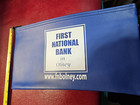Vintage First National Bank In Olney  Deposit Cash  Money Bag  Illinois Fdic