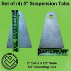 4 -5  Tall Axle Suspension Tabs-4 Link Suspension Mounts-shock Mounts  Sway Bar 