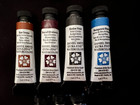 Daniel Smith Watercolor  5ml Lot Of 7 - Raw Sienna  Maganese Blue Hue   More