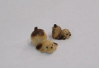 Vintage 50 s 60 s Micro Miniature Ceramic Cocker Spaniel Dog Figurines Lot Of 2