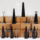 Austin Cox Mid-century Modern Aluminum Chess Set 1962