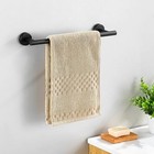 10pcs Matte Black Bathroom Hardware Accessories Bath Towel Bar Set Towel Racks