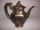 Antique Vintage Sheffield Silverplate Epns Silver Teapot With Hallmarks