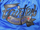 Fairtex Bs1702 Blue Slim Cut Muay Thai Boxing Short Size Xl - Damaged