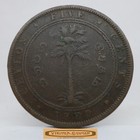 1870 Ceylon 5 Cents -  c56776nq