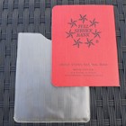 Vtg 1960s-1970 s United States National Bank Savings Book Johnstown  Pa Red Book