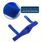 1pc Blue Sleep Jaw Solution Snore Stop Anti Snoring Chin Strap