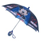 New U p d   Inc Kids  Disney Mickey Mouse Clamshell Handle Stick Umbrella
