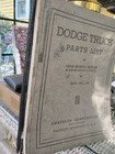 Dodge Truck Parts List Book 1935 Model Series D-3814 Manual Original