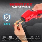 Cordless Plastic Welder  2600mah Battery   3s Rapid Heat To 1380  f  Usb-c