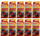10 Pack Kodak Single One Time Use Funsaver 35mm Camera With Flash  27 Exposure  