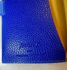 Filofax Pop  Pebbled Leather Personal Size 6 Ring Agenda Blueberry   Pop Berry