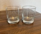 Set Of 2 John Wayne Quote Glass Whiskey On The Rocks  came Here To Kick   