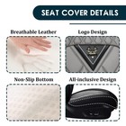Car Seat Covers Fit For Mini Countryman Non-slip Nappa Leather Seat Cover