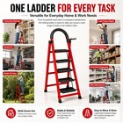 Heavy-duty Industrial-grade Metal Ladder Lightweight And Portable Folding Ladder