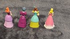  4  Disney Mini Pvc Figures Cinderella Evil Stepsisters   Stepmother Euc