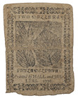 United States Continental Currency Note  2 1776 May 9th Cc-32