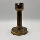 Antique Brass Candle Holder Weighted 7 5    Tall