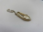 Vintage Cappagallo Shoe Key Chain Gold Tone Loafer Shoe
