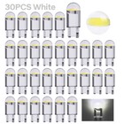 30pcs Super White T10 168 W5w 2825 Led License Plate Interior Light Bulb 6000k