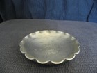 Vintage Hammered Aluminum Ashtray Marked Arthur Armour