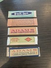 Vintage 1920   s Adams Chewing Gum Full Sticks  Lot Of 5  New Old Stock  Ex Cond  