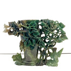 Chinese Carved Jade Vase Featuring Intricate Openwork Foliage   Animal Motifs 
