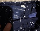 Ralph Lauren Nautical Anchor Print Navy Diaper Cover Baby Girl Size 18m  Nwot 