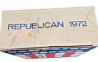 Vintage Wheaton Purple Glass Republican Campaign Elephant Bottle Nixon Agnew