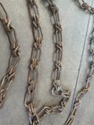 Vintage Rustic Rusty Country Farm Salvage Primitive Steampunk Art Hanger Chain