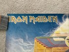 Iron Maiden 1984 Powerslave Lp Rare Large Original Promo Poster Capitol Records