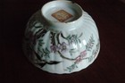 Antique Chinese Porcelain Famille Rose Bowl On Stand saucer Tongzhi Qing 19th C
