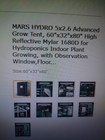 Mars Hydro Indoor Grow Tent Mylar Reflective Hydroponics Idoors  60x32x80 Tent