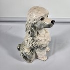 Vtg Inarco Ceramic White Gray Poodle Dog Figurine E-1750 Japan 6   