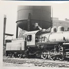 Delaware Lackawanna   Western Railroad Engine Locomotive No  182 Antique Photo