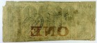 1861  1 The Bank Of The State Of South Carolina Note - Civil War Era