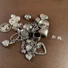  rare  Large Lot Scrap Sterling coin-charms-rings Etc    142 Grams
