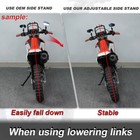 Motorcycle Aluminum Kickstand Sidestand Fit For Yamaha Yz250f Yz450f 2014-2024