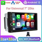 Android Car Stereo Gps Navigation Radio Player Double Din Wifi 7  backup Camera