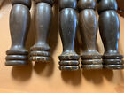 Vtg Pine Balusters Wood Architectural Salvage Spindle Post Set Of 5   15    Tall