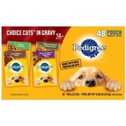 Pedigree Choice Cuts In Gravy Wet Dog Food 3 5 Oz  48 Pack Variety