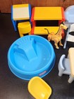 Vintage Little Tikes Dollhouse Furniture Lot Mini Tike Town 