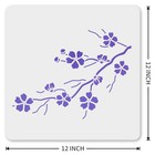  Cherry Blossom Stencil 12 Inches  Reusable Cherry Blossom Stencil For 12inches