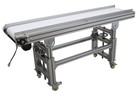 Electric 59  11 8in Food Grade Pu Belt Conveyor 110v Speed height Adjustable 120w