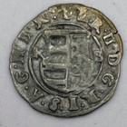 1631-kb Hungary 1 Denier Eh 916c Silver  438 Madonna   Child Ferdinand Ii