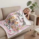 Cat Lovers Gift Soft Warm Cat Blanket Throw For Bedroom Sofa Couch 50x60 In