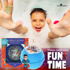 Superhero Bath Bombs For Kids   Boys With Surprise Hero Toys Inside  1 Pack  - L