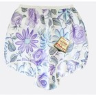 Vintage  new  1960 s Women s Purple Flower Print Panties Underwear Size 5 s Usa