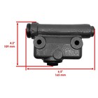 Caltric Brake Master   Slave Cylinder For Case Case-ih 580b 580c 580d Backhoe